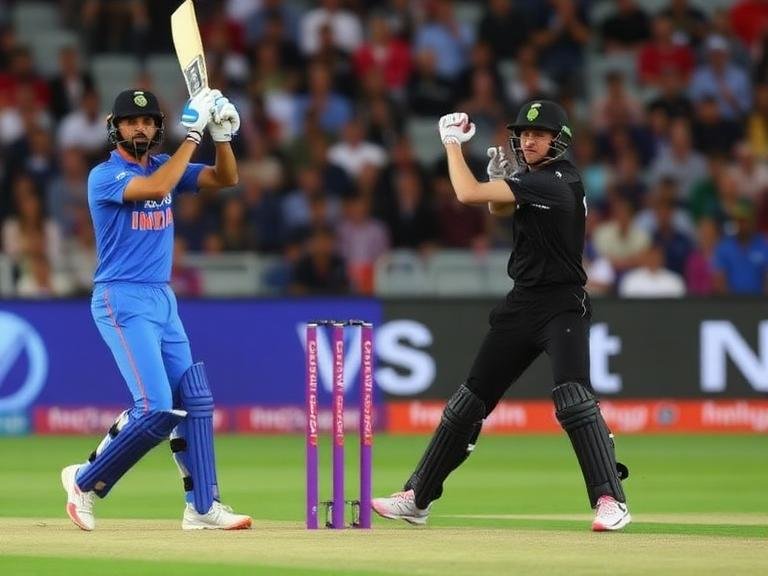 India vs New Zealand Match Scorecard